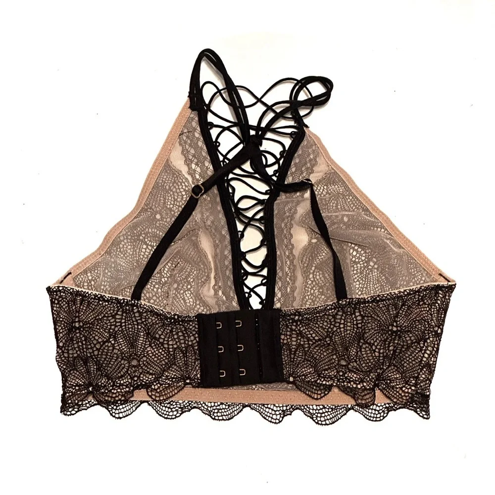 Victoria’s Secret High Neck Very Sexy Lace Up Bralette